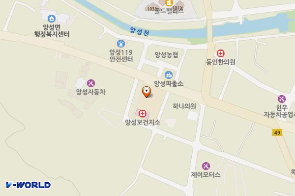 앙성면행정복지센터화장실 위치 지도 — 충청북도 충주시 앙성면 가곡로 1028
