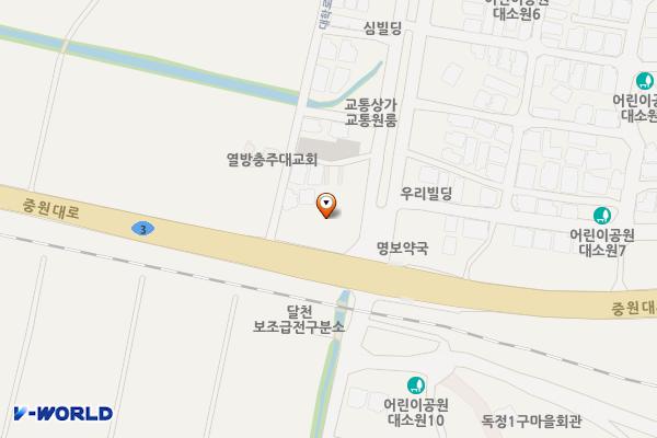 서충주농협 만정지소 위치 지도 — 충청북도 충주시 대소원면 중원대로 3930