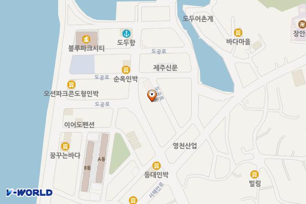 도공로 9-4, 25-1 위치 지도 — 제주특별자치도 제주시 도공로 9-4