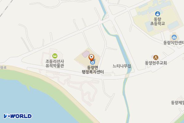동량면행정복지센터화장실 위치 지도 — 충청북도 충주시 동량면 조돈안길 1