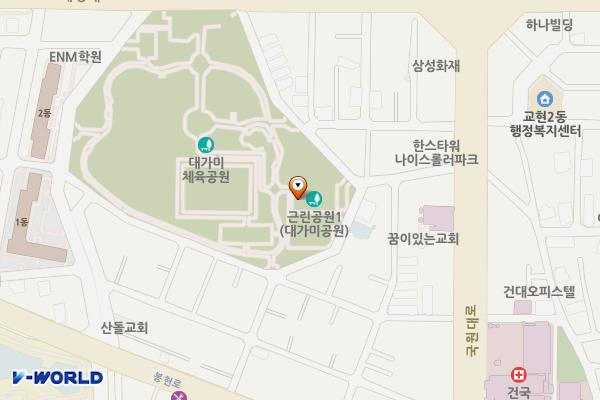 대가미공원화장실 위치 지도 — 충청북도 충주시 대가미13길 20
