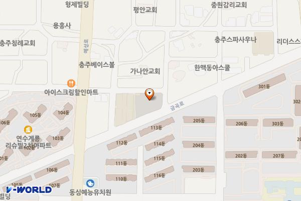 연원시장 화장실 위치 지도 — 충청북도 충주시 금곡로 37(연수동)