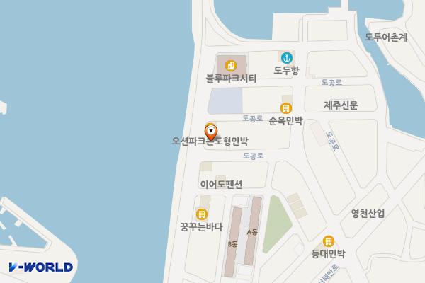 도두일동 2616-1, 도공로 14 위치 지도 — 제주특별자치도 제주시 도두일동 2616-1