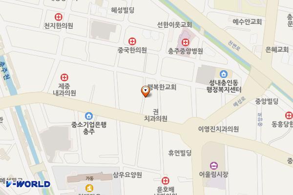 자유시장 제5주차장 화장실 위치 지도 — 충청북도 충주시 충인2길 6-7(충의동)