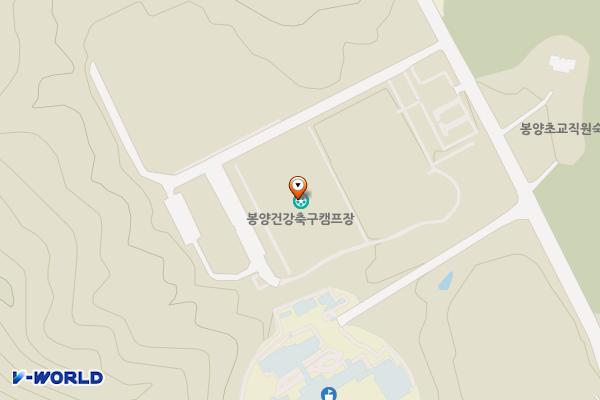 봉양축구장 위치 지도 — 충청북도 제천시 봉양읍 팔송로 77