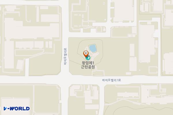 왕바위공원 위치 지도 — 충청북도 제천시 왕암동 971