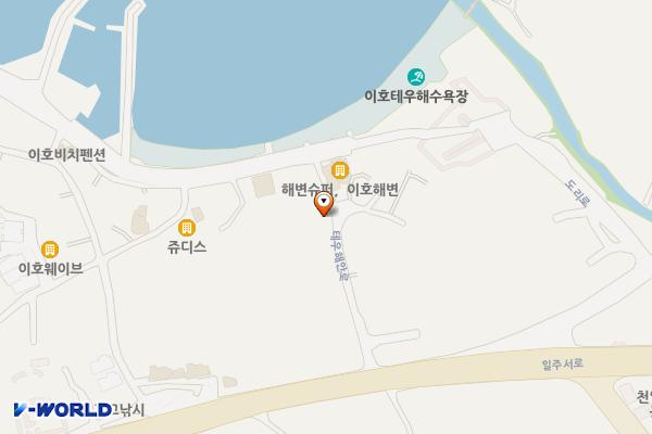 이호일동 1668 위치 지도 — 제주특별자치도 제주시 이호일동 1668