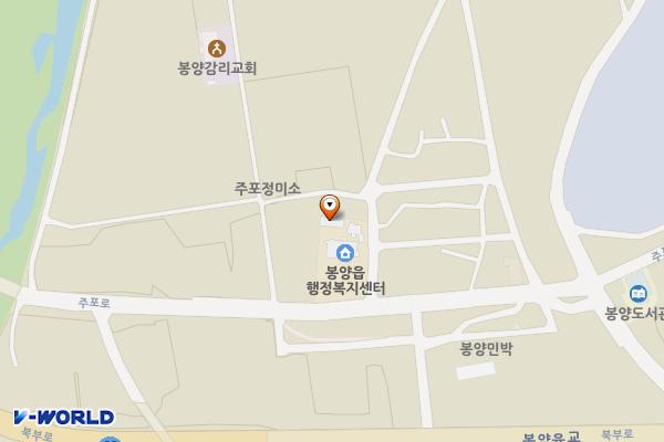 봉양읍행정복지센터 위치 지도 — 충청북도 제천시 봉양읍 주포로 83
