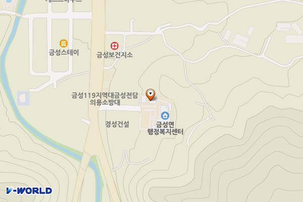 금성면행정복지센터 위치 지도 — 충청북도 제천시 금성면 청풍호로 1045