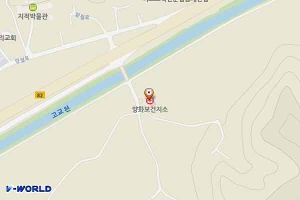 양화보건진료소 위치 지도 — 충청북도 제천시 금성면 청풍호로27길 9