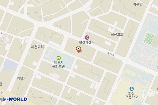 제천드림스타트센터 위치 지도 — 충청북도 제천시 의림대로6길 37
