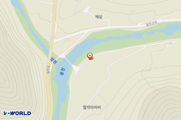 수산리공중화장실 위치 지도 — 충청북도 제천시 덕산면 월악로8길 20