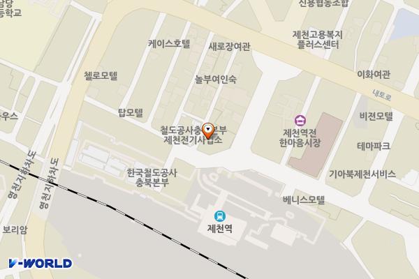 제천어번케어센터 위치 지도 — 충청북도 제천시 의림대로1길 2