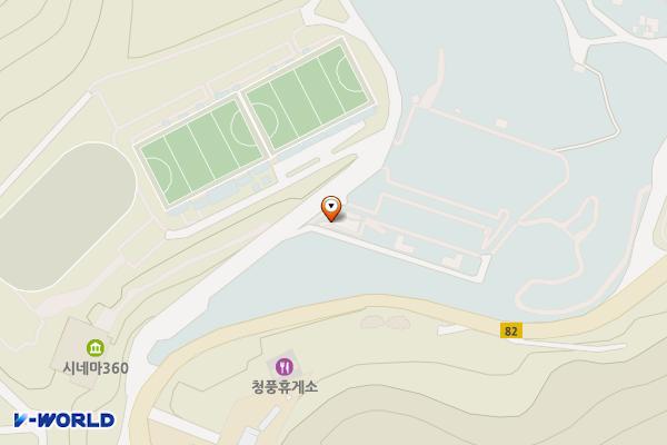 청풍한지체험장 위치 지도 — 충청북도 제천시 청풍면 문화재길 167-4