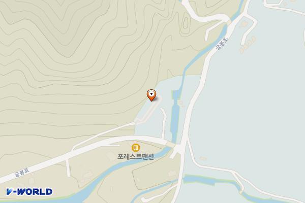 박달재휴양림 위치 지도 — 충청북도 제천시 백운면 금봉로 223