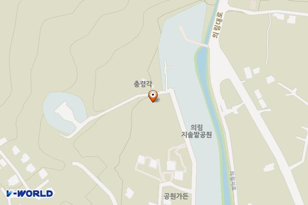 솔밭공원화장실 위치 지도 — 충청북도 제천시 세명로2길 35