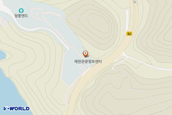 만남의광장 위치 지도 — 충청북도 제천시 청풍면 청풍호로 50길 6