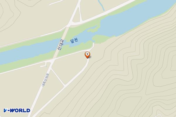 산대1리 공중화장실 11-05-1 위치 지도 — 충청북도 보은군 산외면 길탕리 40-4