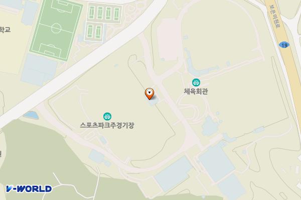 보은스포츠파크 야구장본부석 위치 지도 — 충청북도 보은군 보은읍 군청길 71