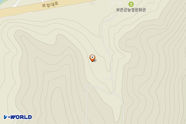 역사테마공원 화장실 위치 지도 — 충청북도 보은군 보은읍 보청대로 1655-30