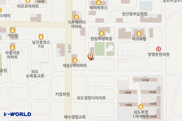 우령2길 11, 우정로15길 41 위치 지도 — 제주특별자치도 제주시 우령2길 11