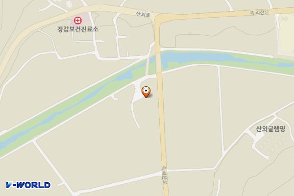 장갑2리 공중화장실 11-03-1 위치 지도 — 충청북도 보은군 산외면 장갑리 623-1