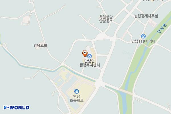 안남보건지소 위치 지도 — 충청북도 옥천군 안남면 연주길 46