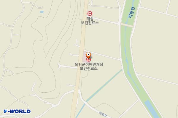 개심보건진료소 위치 지도 — 충청북도 옥천군 이원면 이원로 378