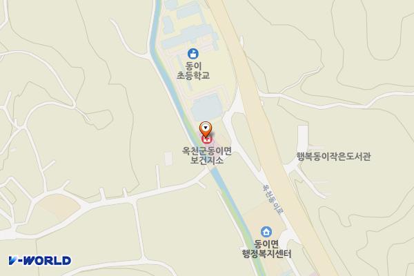 동이보건지소 위치 지도 — 충청북도 옥천군 동이면 평산길 14