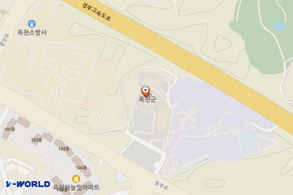옥천청소년수련관 별관 1층 화장실 위치 지도 — 충청북도 옥천군 옥천읍 동부로 39