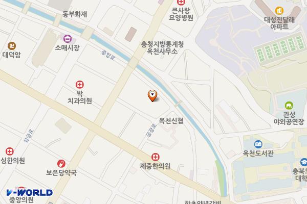 금구공영주차타워 3층 화장실 위치 지도 — 충청북도 옥천군 옥천읍 중앙로9길8