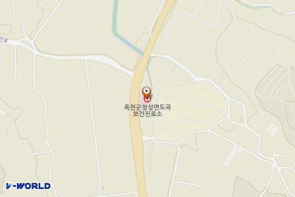 도곡보건진료소 위치 지도 — 충청북도 옥천군 청성면 남부로 3180