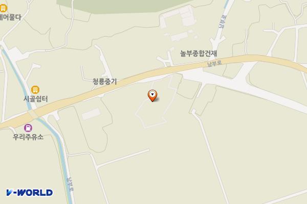 농업기계임대사업소 청산분소 위치 지도 — 충청북도 옥천군 청산면 남부로 2257