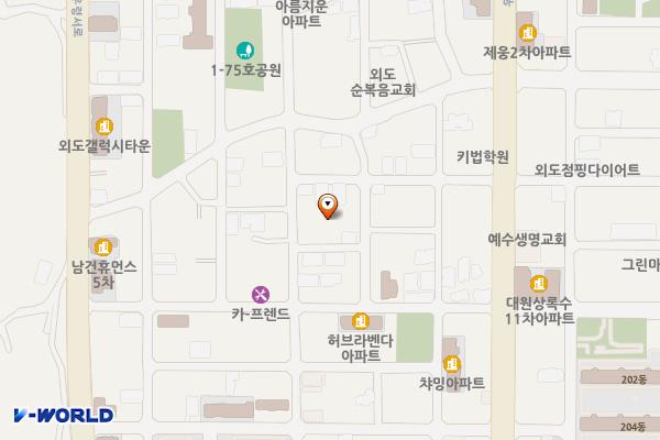 외도일동 542-18 위치 지도 — 제주특별자치도 제주시 외도일동 542-18