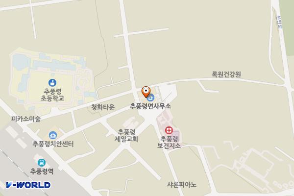 추풍령면사무소 위치 지도 — 충청북도 영동군 추풍령면 추풍령로4길 27