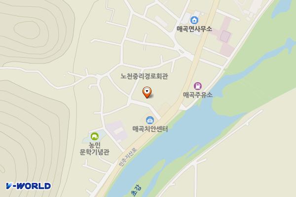 매곡보건지소 위치 지도 — 충청북도 영동군 매곡면 노천3길 6