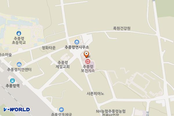 추풍령보건지소 위치 지도 — 충청북도 영동군 추풍령면 추풍령로4길 22