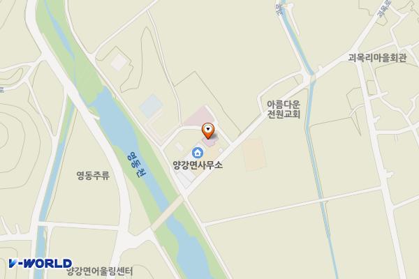 양강보건지소 위치 지도 — 충청북도 영동군 양강면 괴목로 19