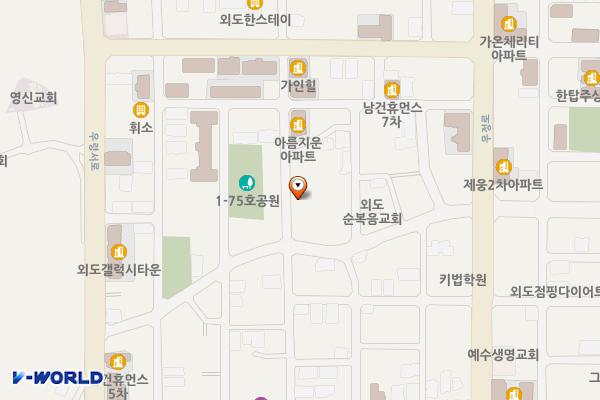 외도일동 496-9 위치 지도 — 제주특별자치도 제주시 외도일동 496-9