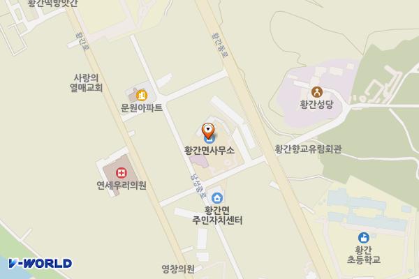 황간보건지소 위치 지도 — 충청북도 영동군 황간면 남성2길 11