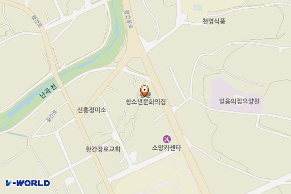 황간청소년문화의집 위치 지도 — 충청북도 영동군 황간면 황간동로 87