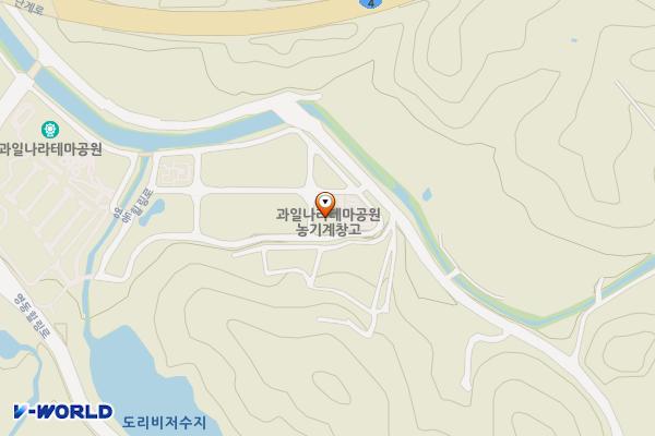 과일나라테마공원1 위치 지도 — 충청북도 영동군 영동읍 영동힐링로 250-76
