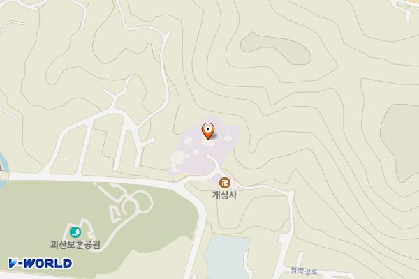 개심사공중화장실화장실 위치 지도 — 충청북도 괴산군 괴산읍 역말길 22