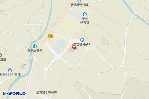 장연보건지소 위치 지도 — 충청북도 괴산군 장연면 미선로오가3길 7-16