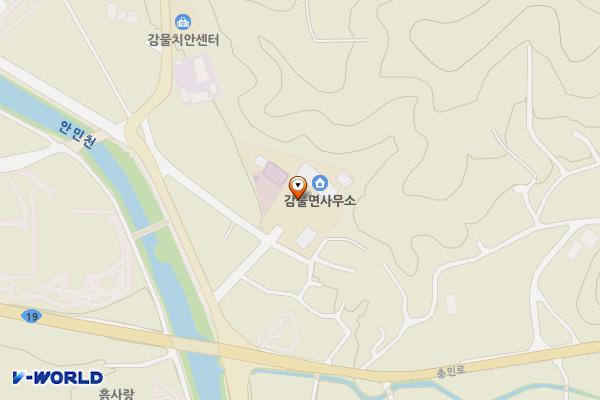 감물면주민센터 화장실 위치 지도 — 충청북도 괴산군 감물면 충민로신대길 13