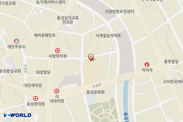 음성읍 주민자치센터 위치 지도 — 충청북도 음성군 음성읍 수정로 37