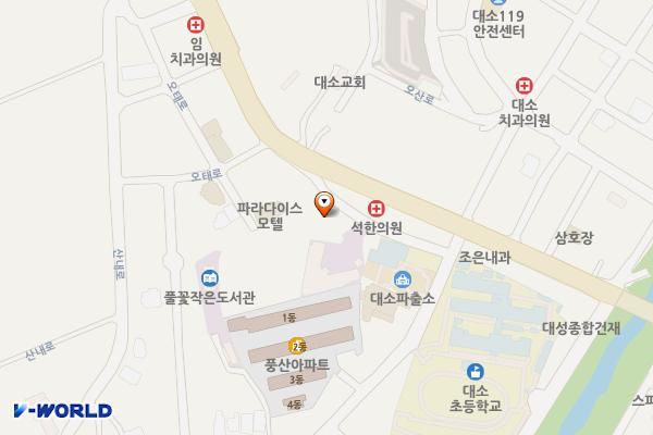 대소우체국 위치 지도 — 충청북도 음성군 대소면 오태로 80-6