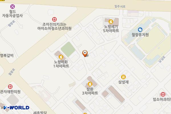 월랑북2길 6, 월랑북길 19 위치 지도 — 제주특별자치도 제주시 월랑북2길 6