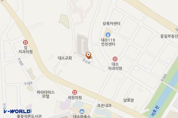 대소 시장 고객지원센터 위치 지도 — 충청북도 음성군 대소면 오산로 61