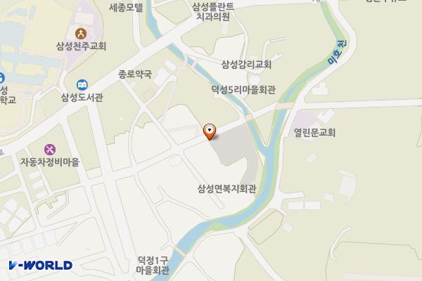 삼성 시장 화장실 위치 지도 — 충청북도 음성군 삼성면 덕정로 62번길 15-14